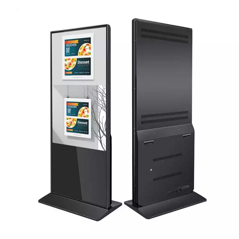 Kiosk s 49-palcovým infračerveným dotykovým displejom pre Android